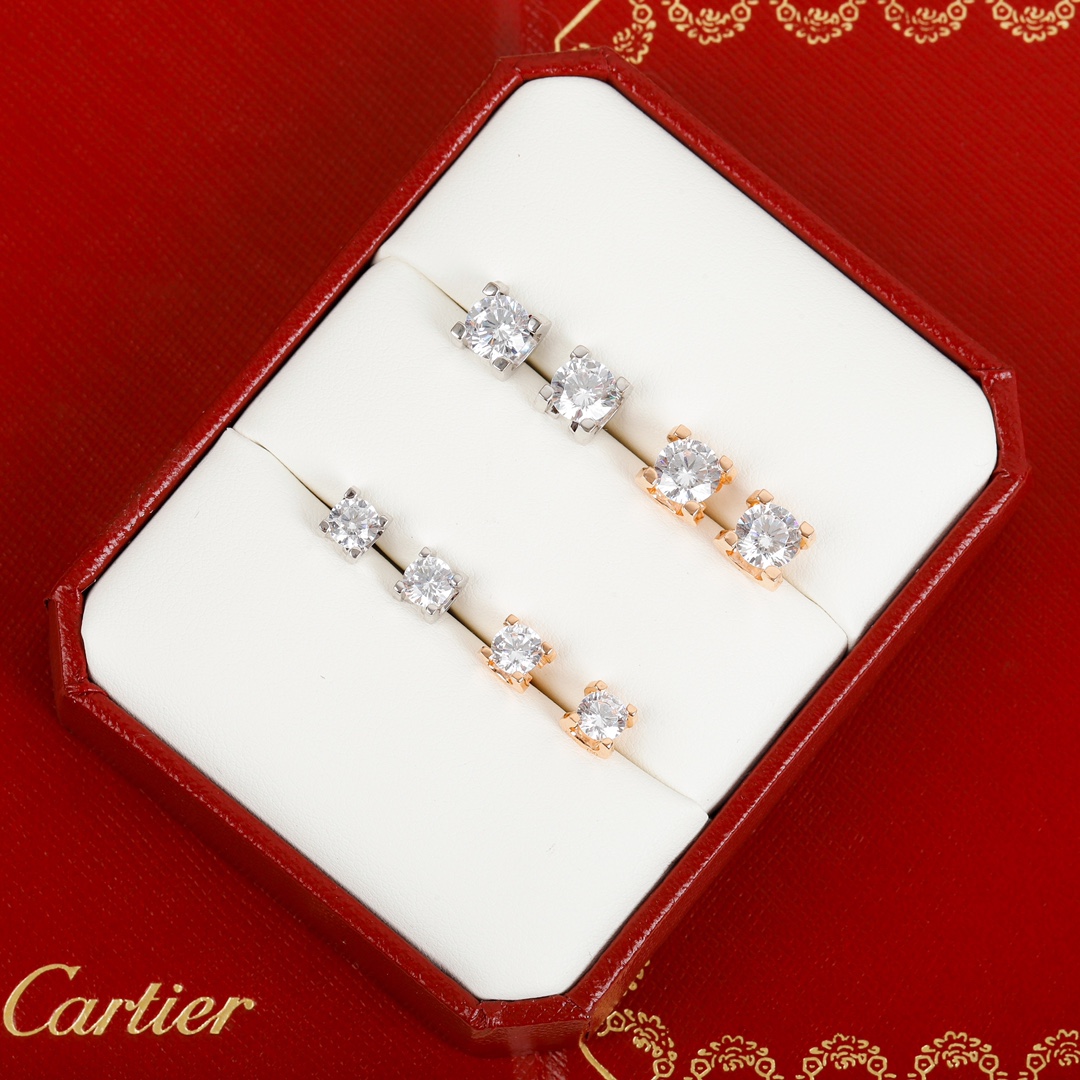 Cartier Horn Diamond Earrings