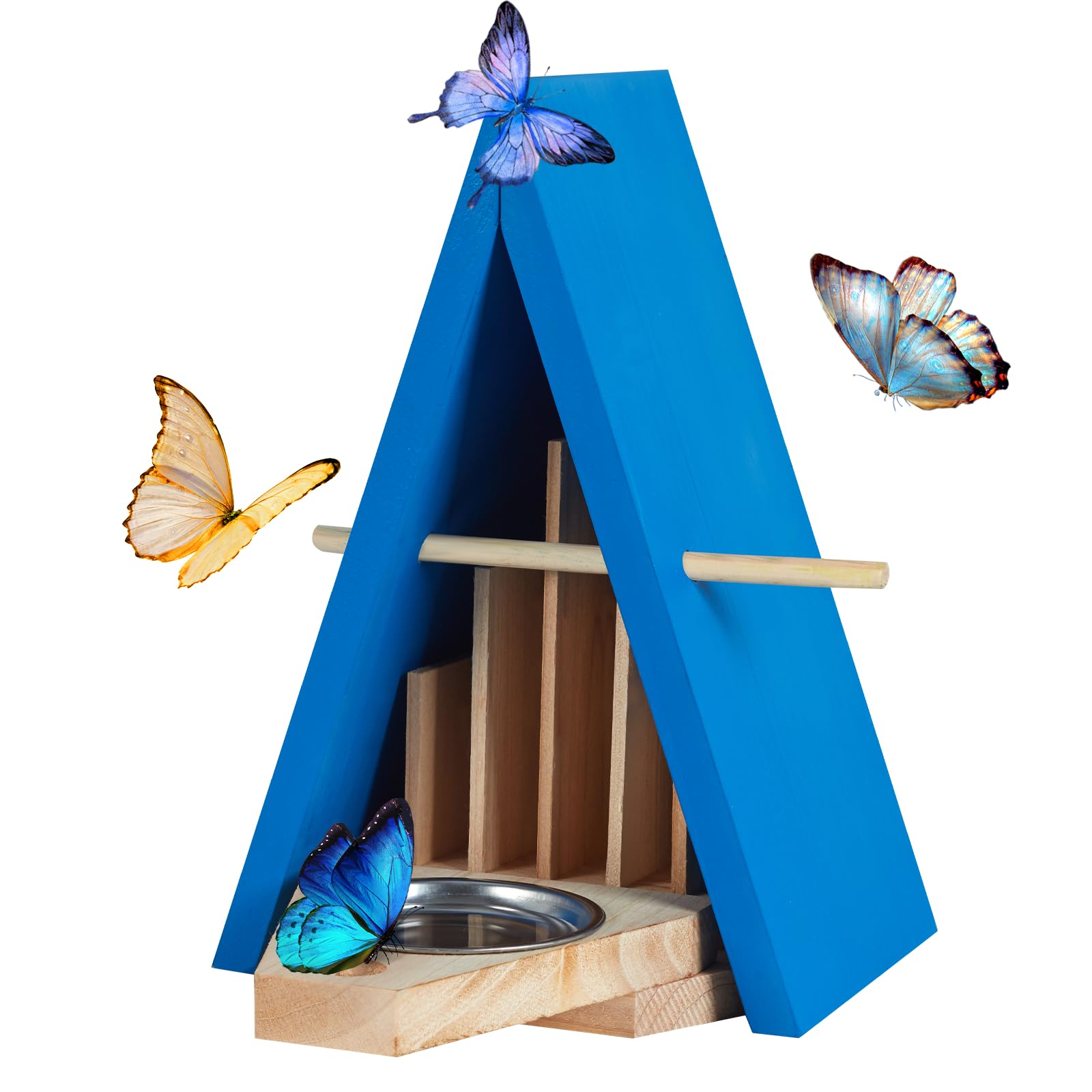 🦋 Butterfly House & Feeder – Natural Habitat to Attract Butterflies to Your Garden!