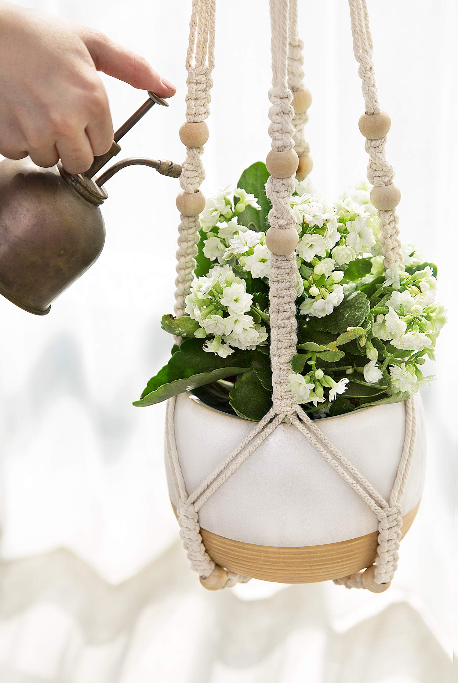 Hand-Woven Gardening  Hanging Plant Stand