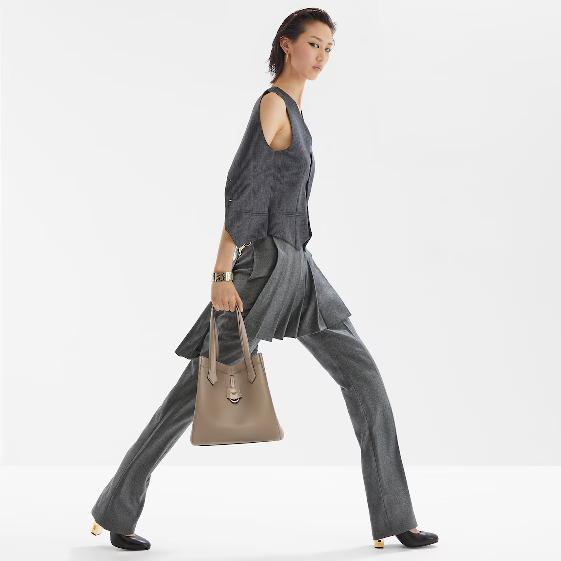 FENDI Origami Medium Handbag 8BH414APZAF11WS