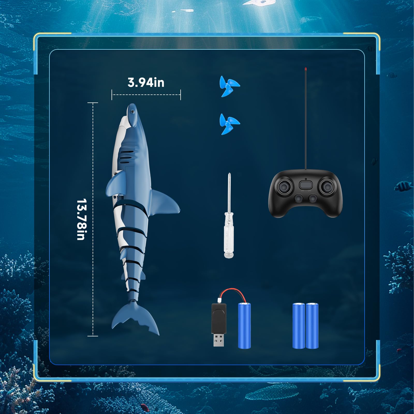🔥On Sale 49% OFF🔥Real Diving Remote-Controlled Shark