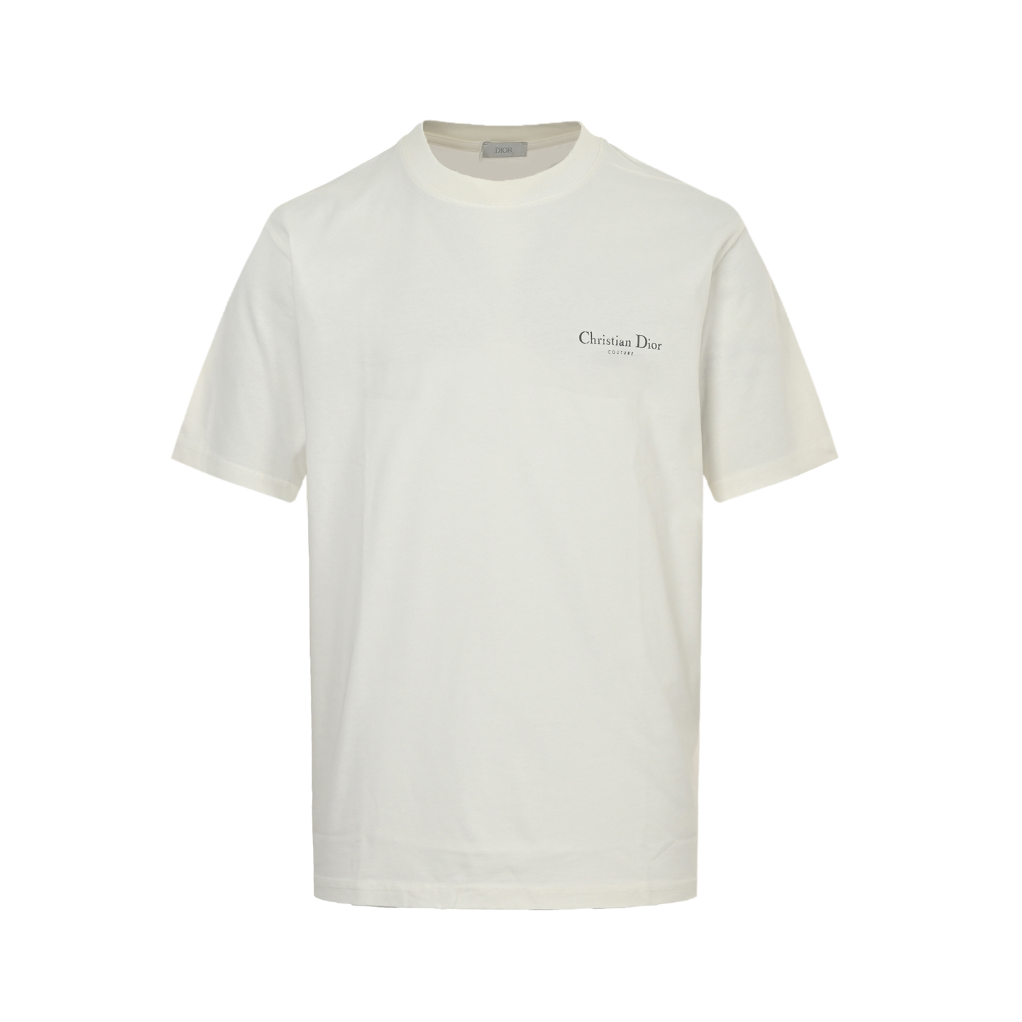 Dior 25ss mottled letter washed distressed print short sleeves