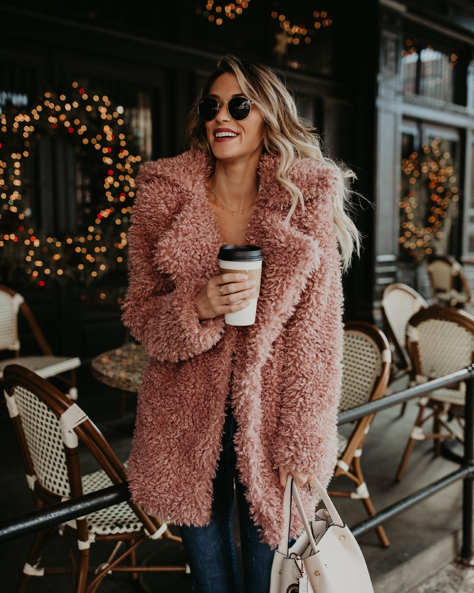 Faux Fur Coat for Women - European and American Style