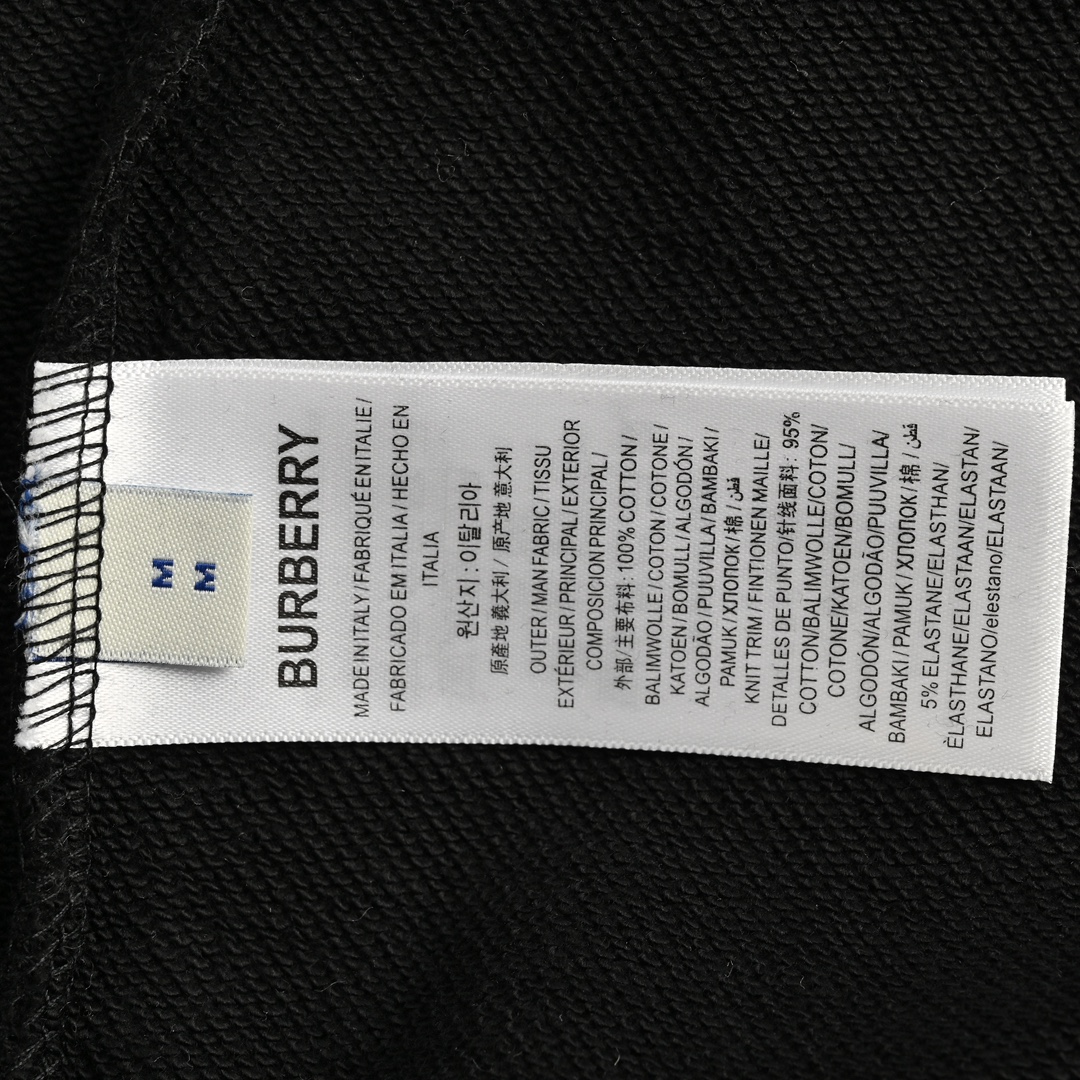 Burberry 24Fw shield and horse print zip-up hooded jacket