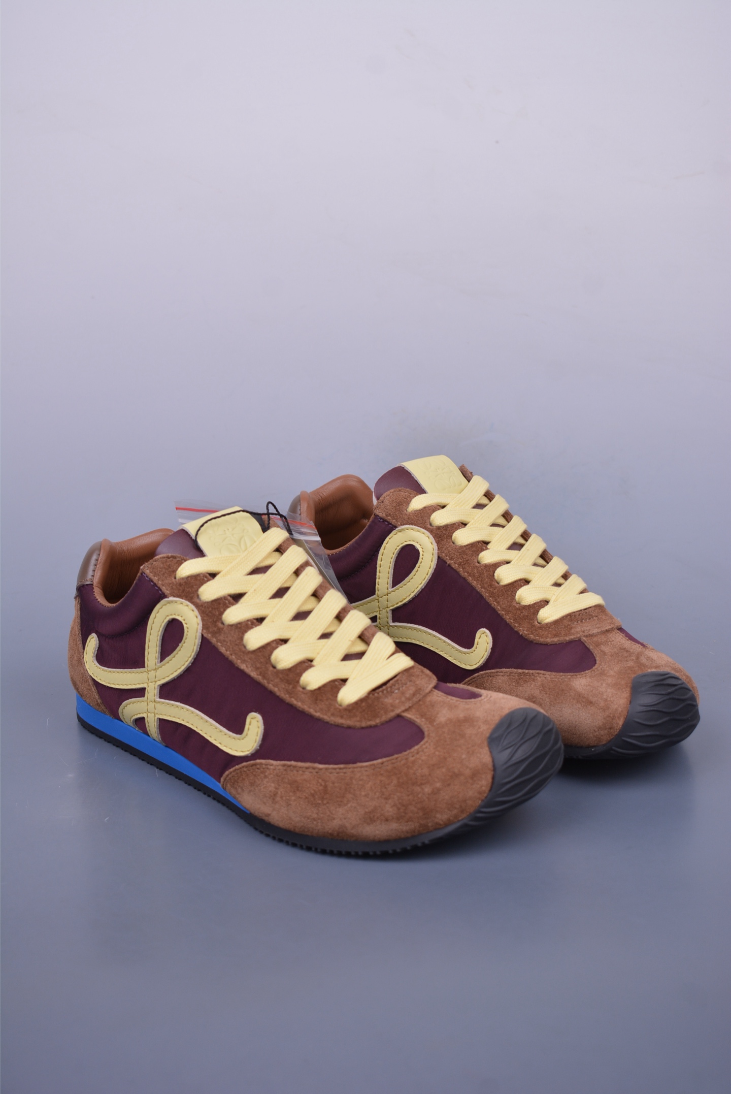 Loewe Ballet Runner 2.0 Sneakers Brown Blue Yellow MBR2282X01-4865
