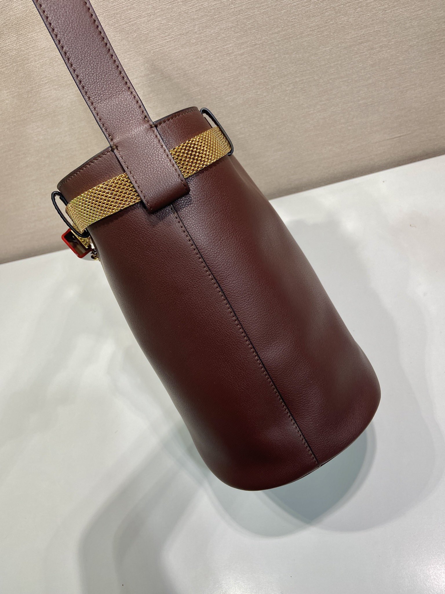 Prada Buckle Handbag 1BE085