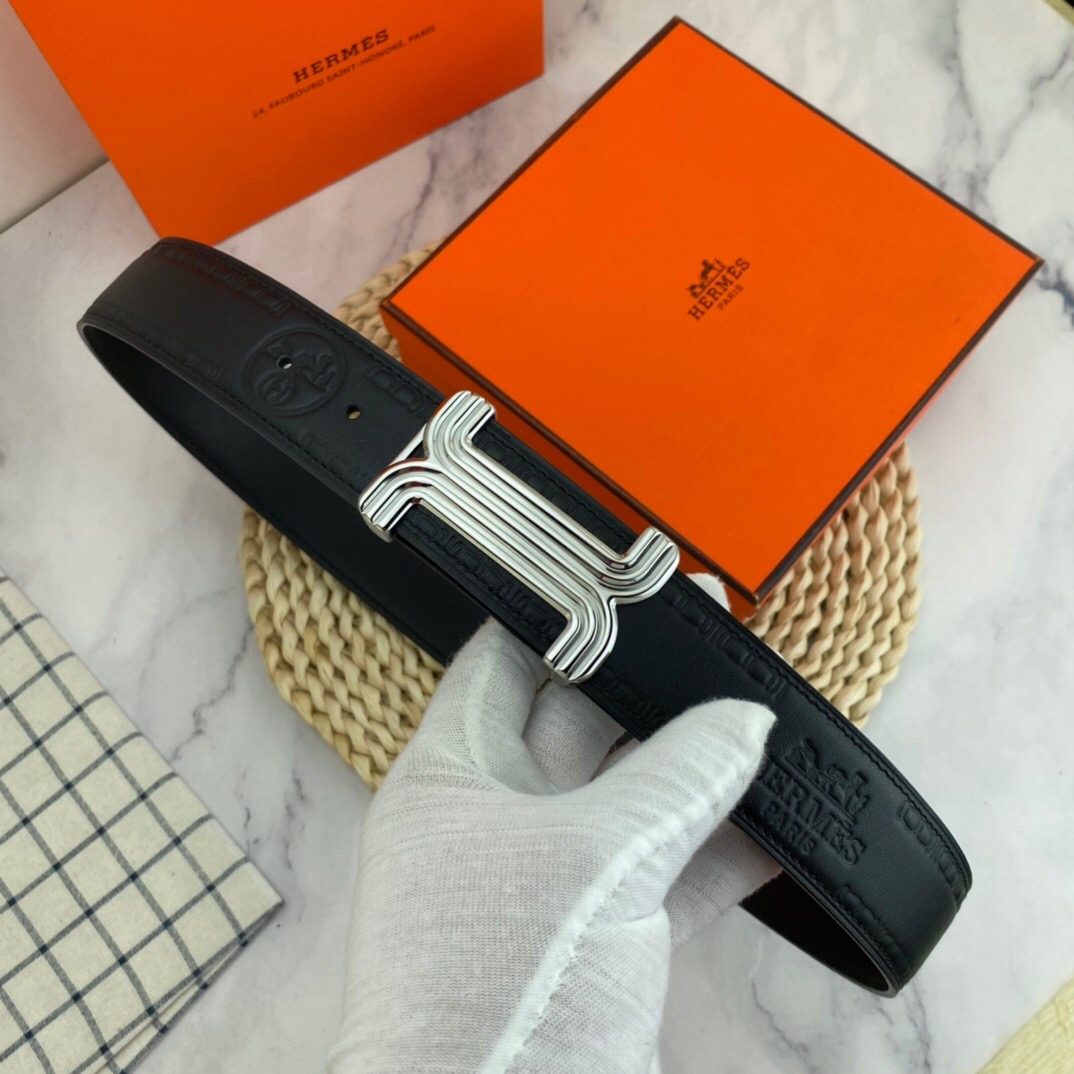 Hermès Special Leather Belt Series Width 3.8CM