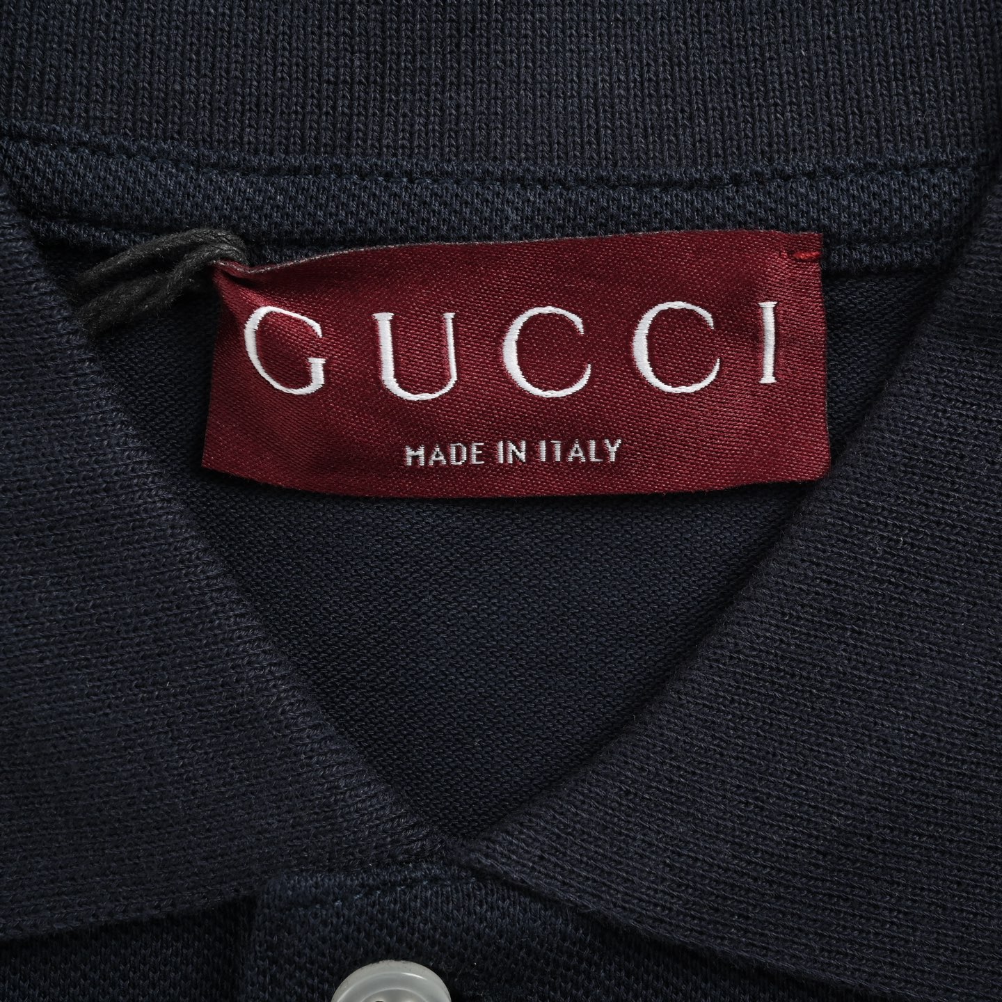 Gucci 24ss G letter embroidery color block collar Polo short sleeve