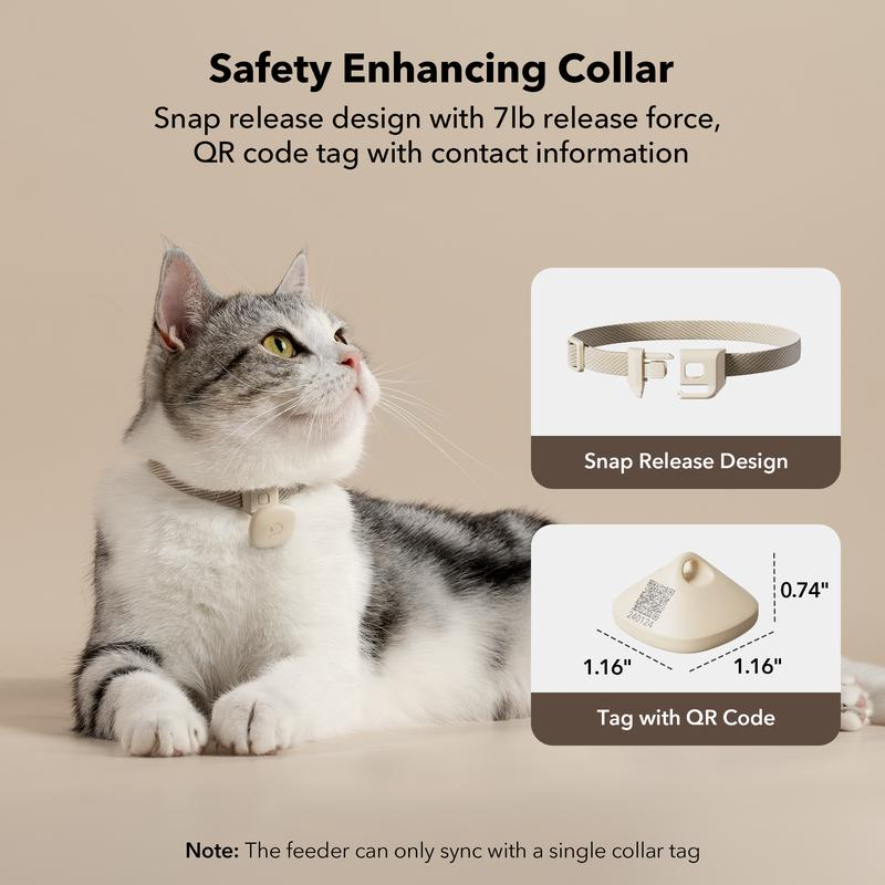 Automatic Cat Feeder | Smart Pet Feeder with App Control & Collar Tag