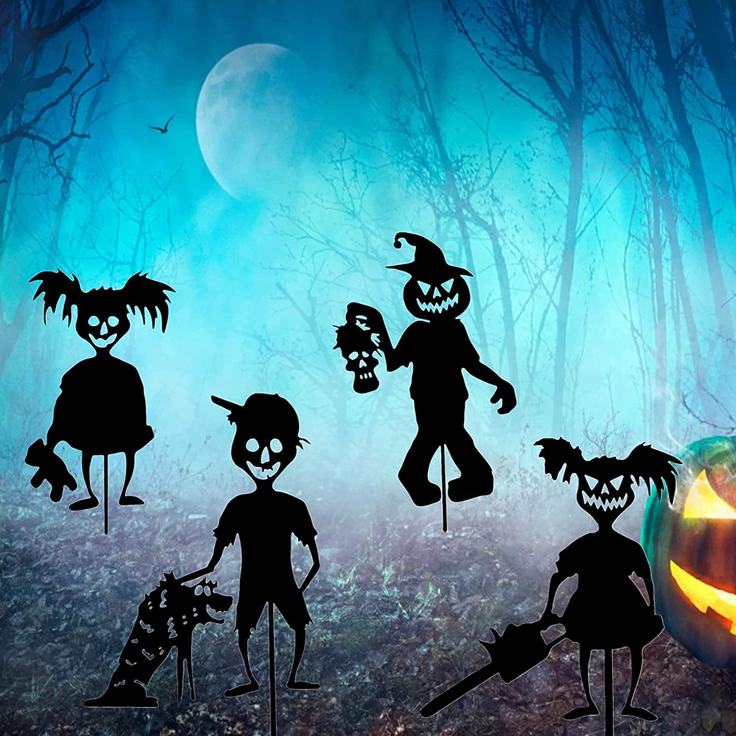 🔥45% OFF Last Day Sale -Cute Ghost Zombie-Metal Yard Art - BUY 3 FREE SHIPPING