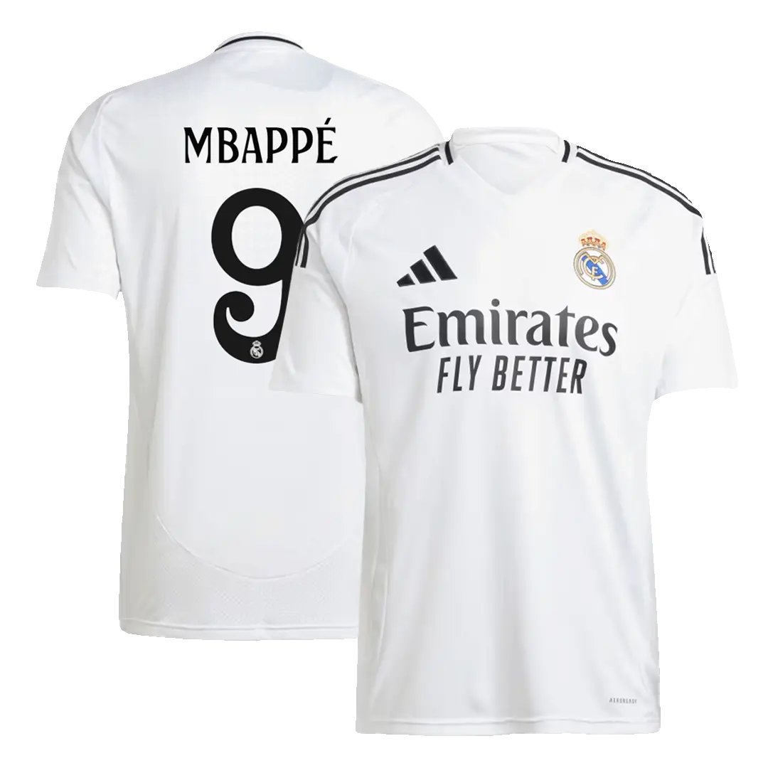 Real Madrid Mbappe #9 Home Football Shirt 2024/25