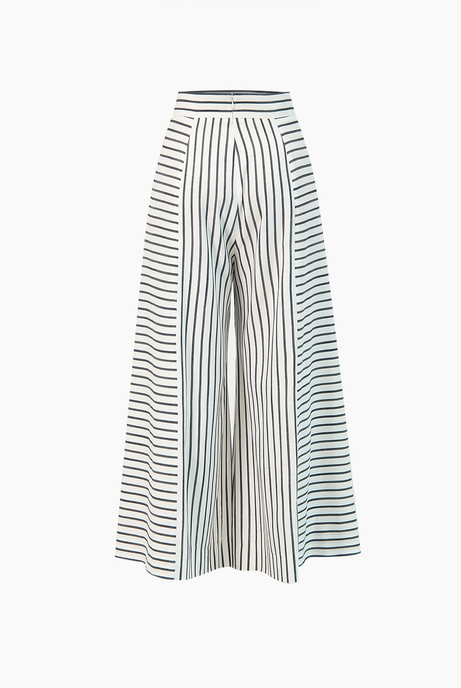 Pantalon amplio estampado rayas