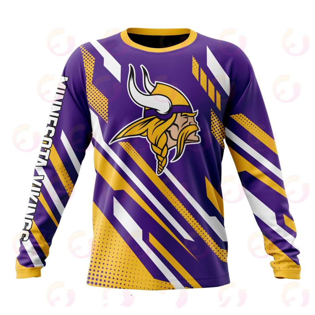 MINNESOTA VIKINGS 3D HOODIE SPECIAL MOTOCROSS CONCEPT