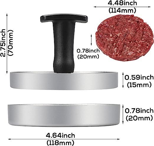 (🔥Last Day Promotion-SAVE 50% OFF)🍔Manual Meat Press For Hamburger Patties-BUY 2 GET 10% OFF & FREE SHIPPING！