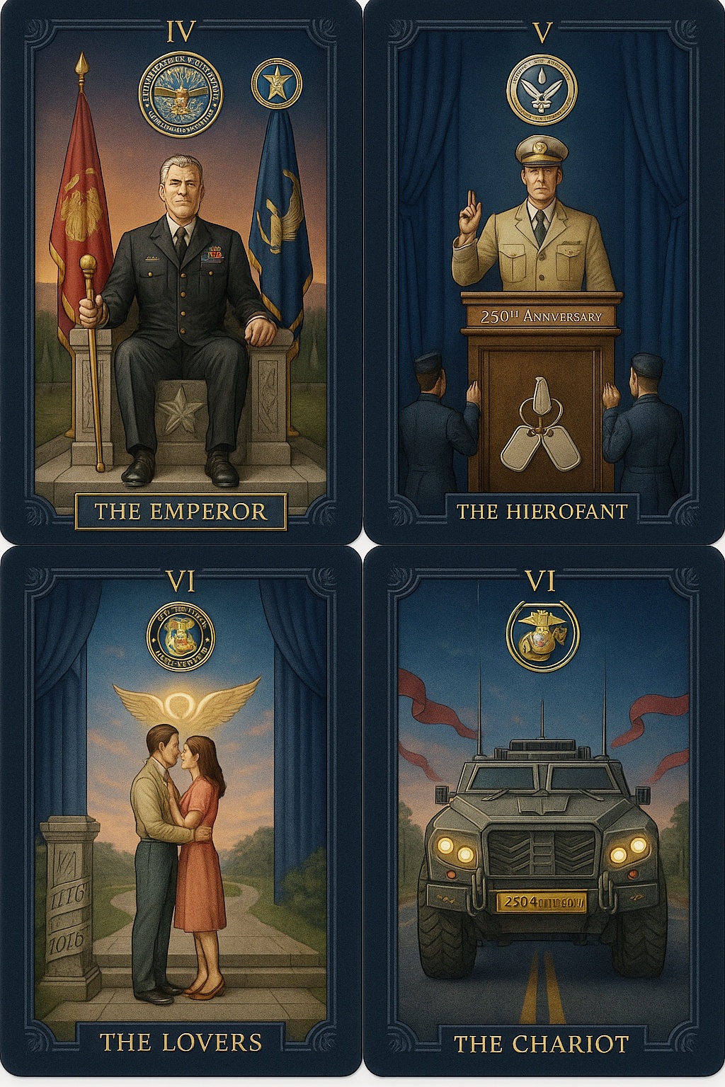 U.S. Army 250th Anniversary Tarot Deck