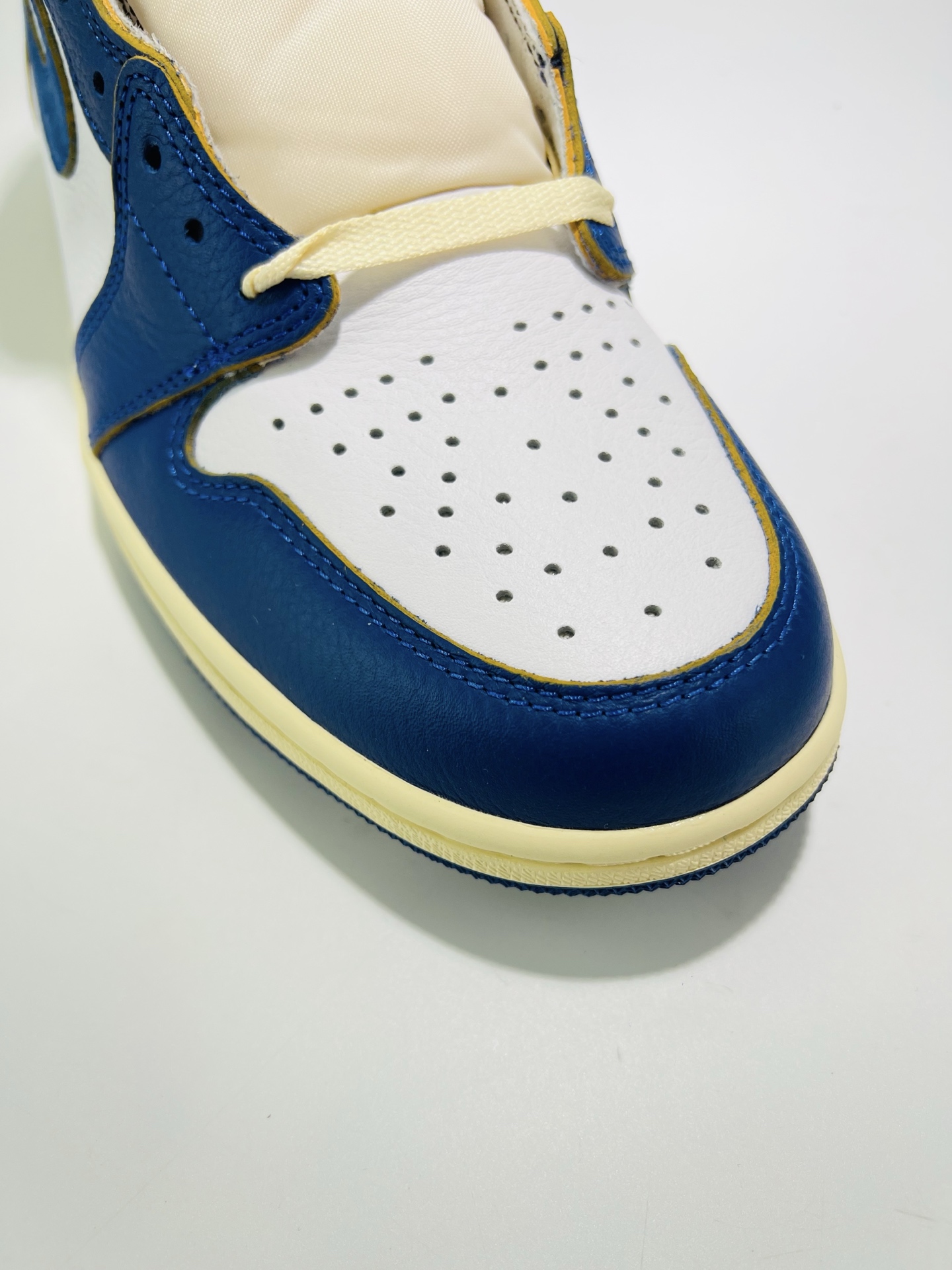Union x Air Jordan 1 Retro High OG NRG AJ1 Black, Blue and Red Stitching BV1300-146