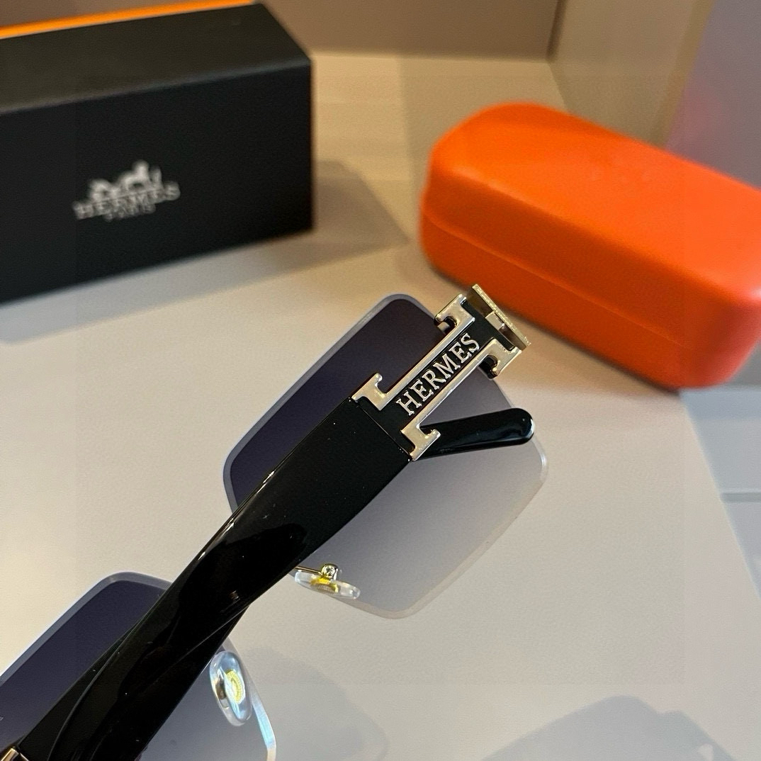 Hermes rimless sunglasses