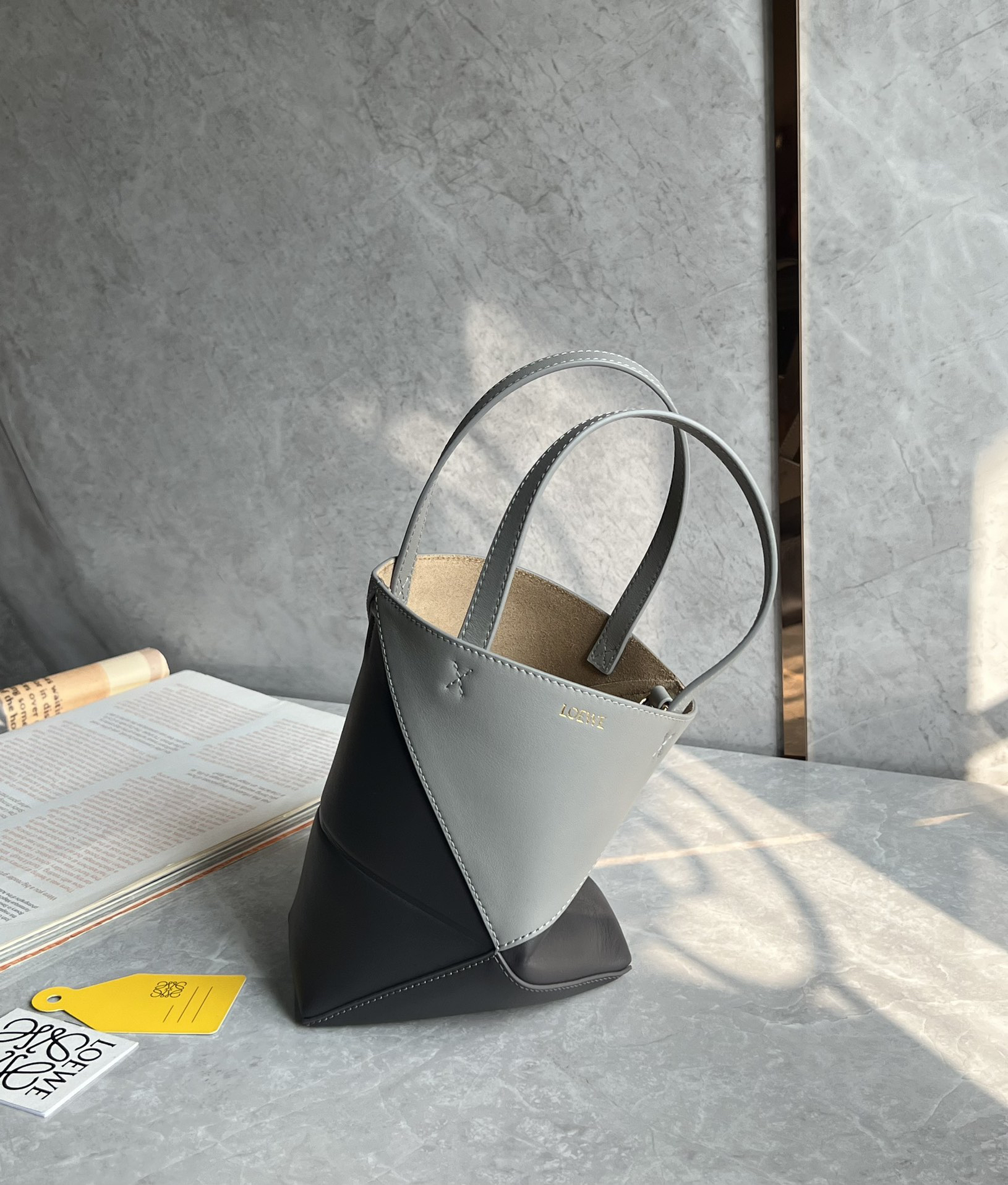 Loewe zzle fold series foldable tote bag 0695