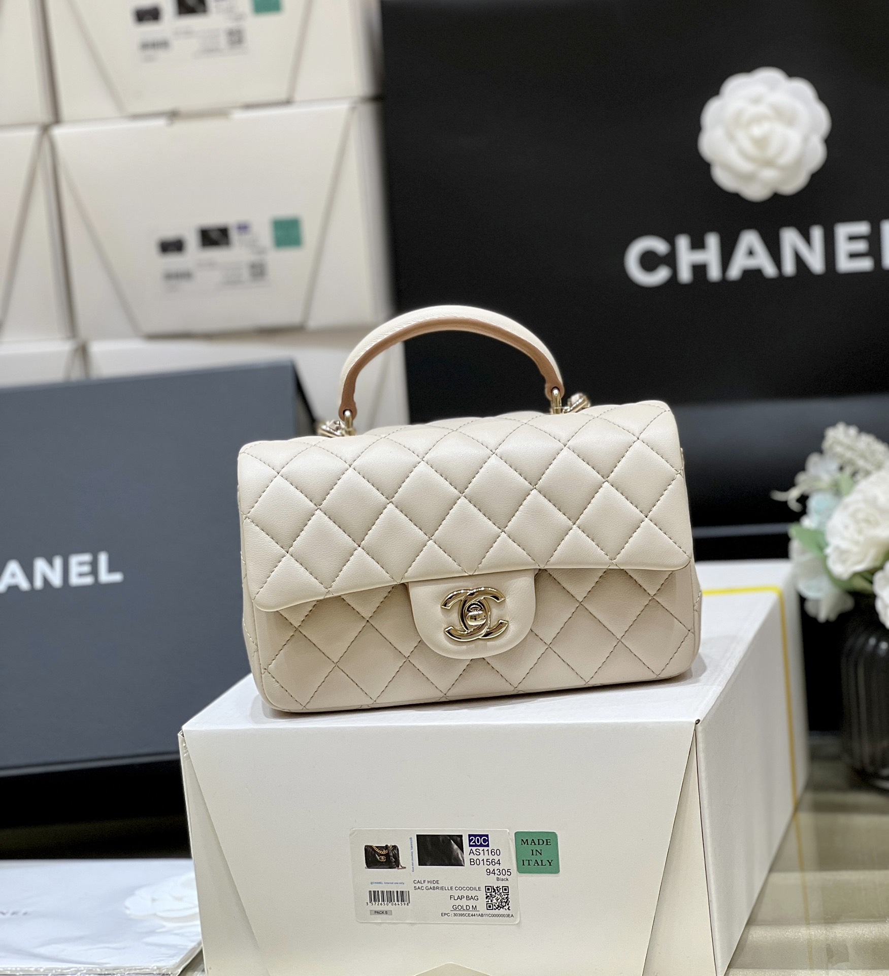 Chanel 23S cf mini handle AS2431