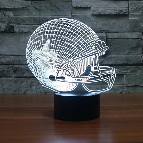 NEW ORLEANS SAINTS 3D LED LIGHT LAMP