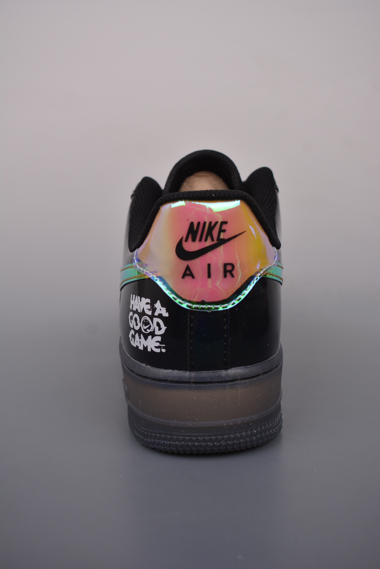 Nike Air Force 1'07 Low Have a Good Game gray and black colorful laser XL2402-222