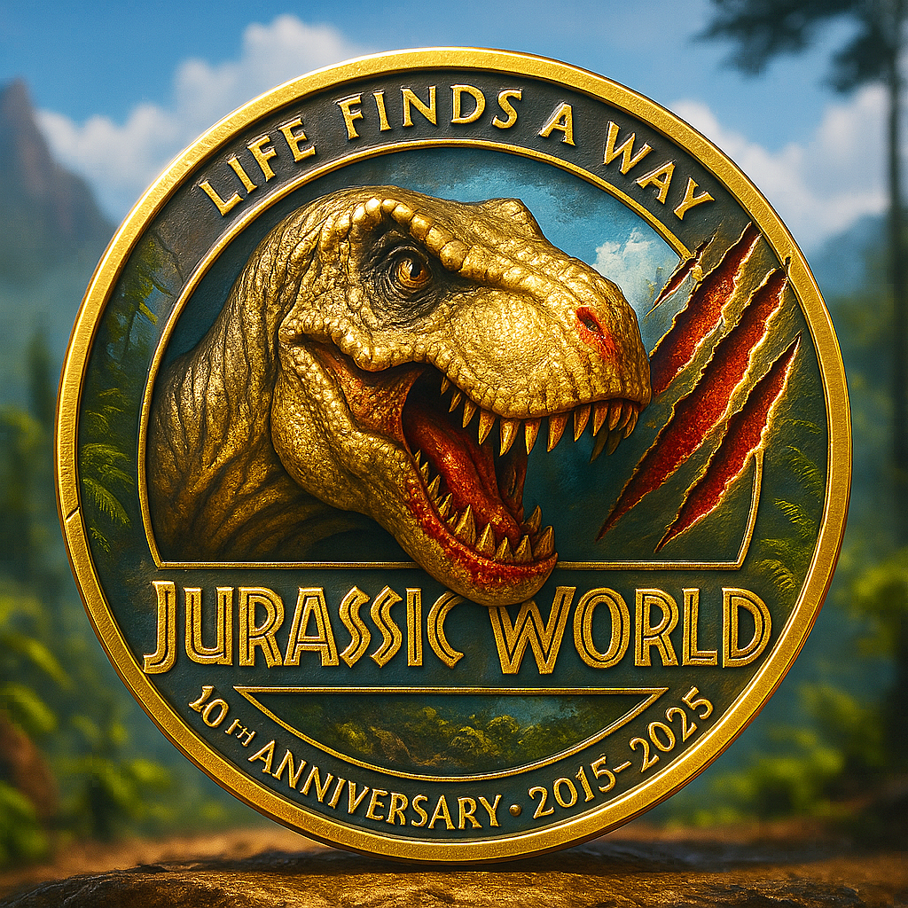 🦖Jurassic World™ 10th Anniversary Commemorative Coin