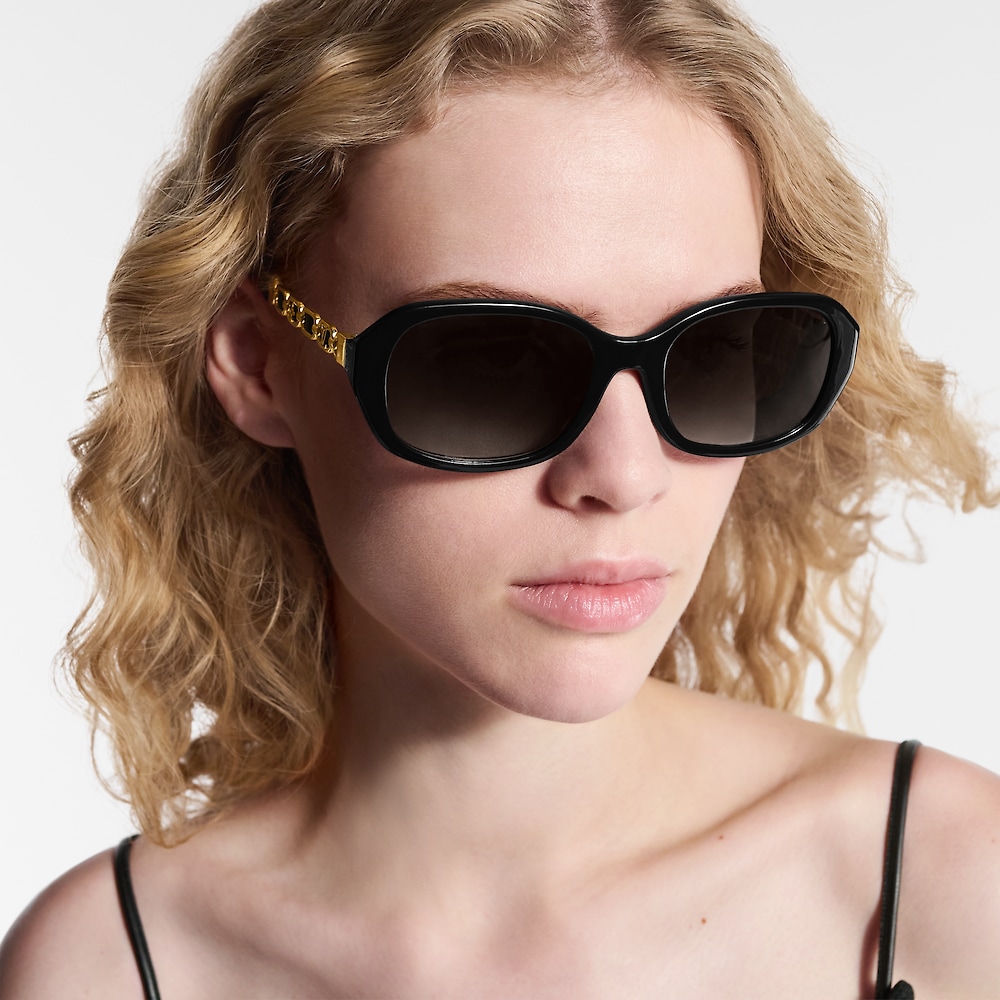 Louis Vuitton MY LV CHAIN ​​BRAIDED OVAL Sunglasses Z2649U