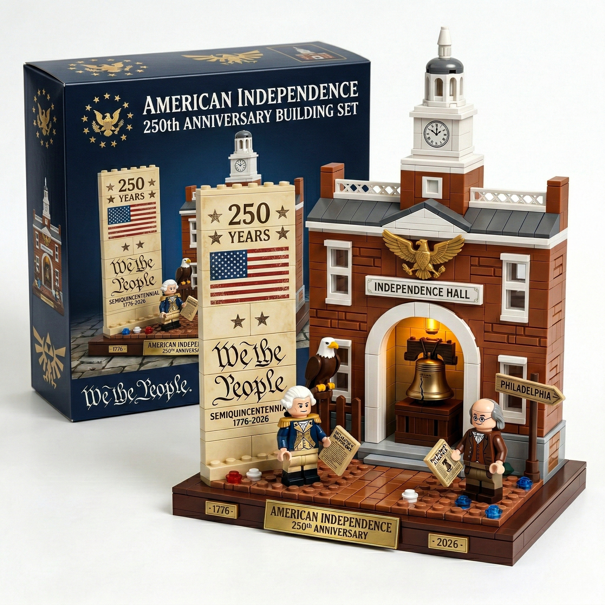 American Independence 250th Anniversary Building Set
