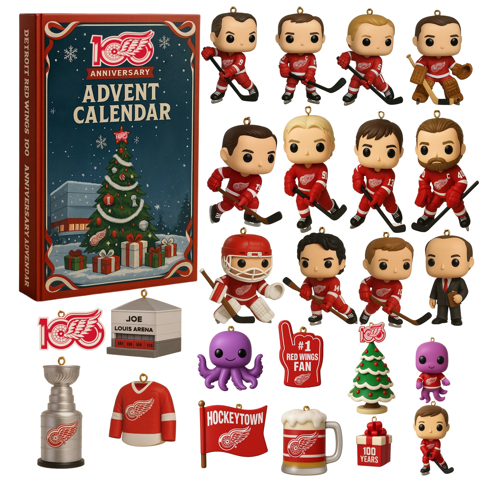 Detroit Red Wings 100th Anniversary Advent Calendar