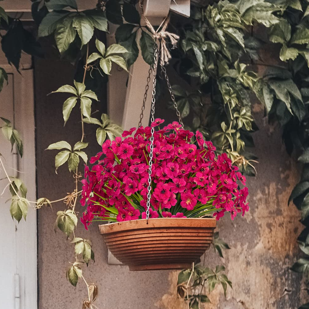 💥ON SALE💥Artificial Silk Outdoor Fall Mums Flowers🍂 UV resistant, Waterproof ,Windproof🏡