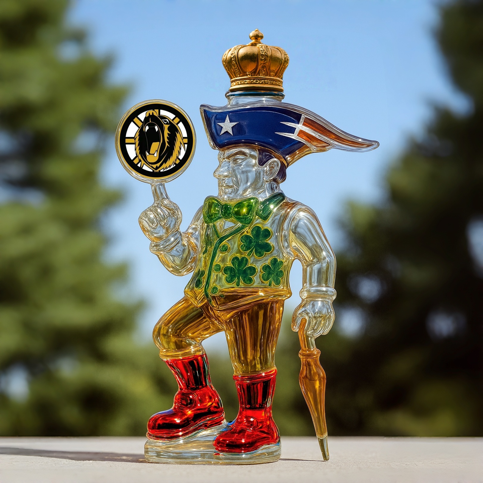 Boston Sports Whiskey Bottle 2025
