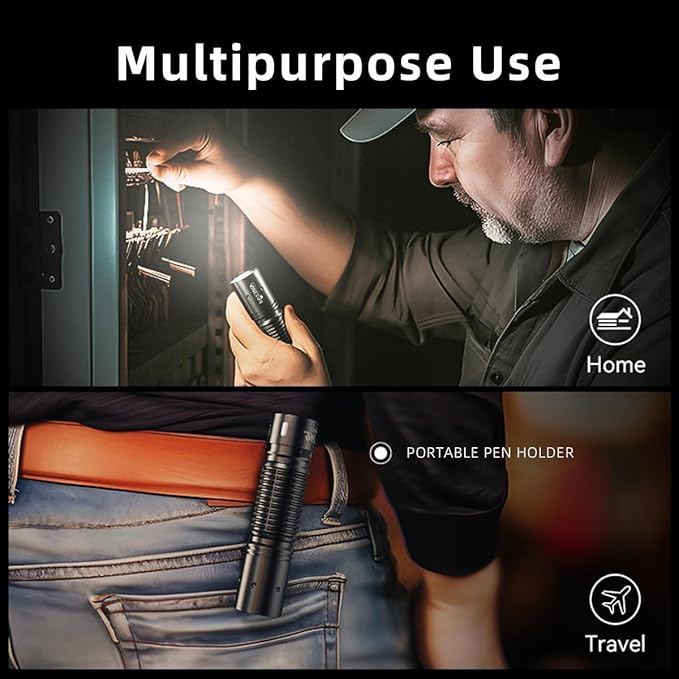 🔥🔥Small USB Rechargeable EDC Flashlight
