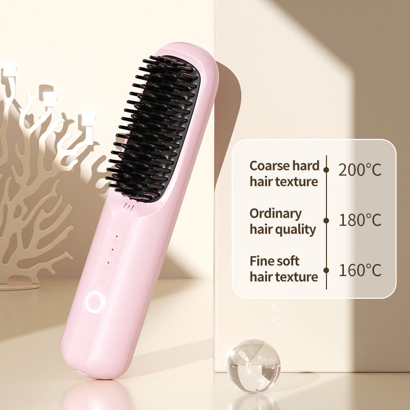 🔥Hot Sale 49% OFF🔥USB Cordless Negative Ion Hair Straightening Comb - Buy 2 Free Shipping