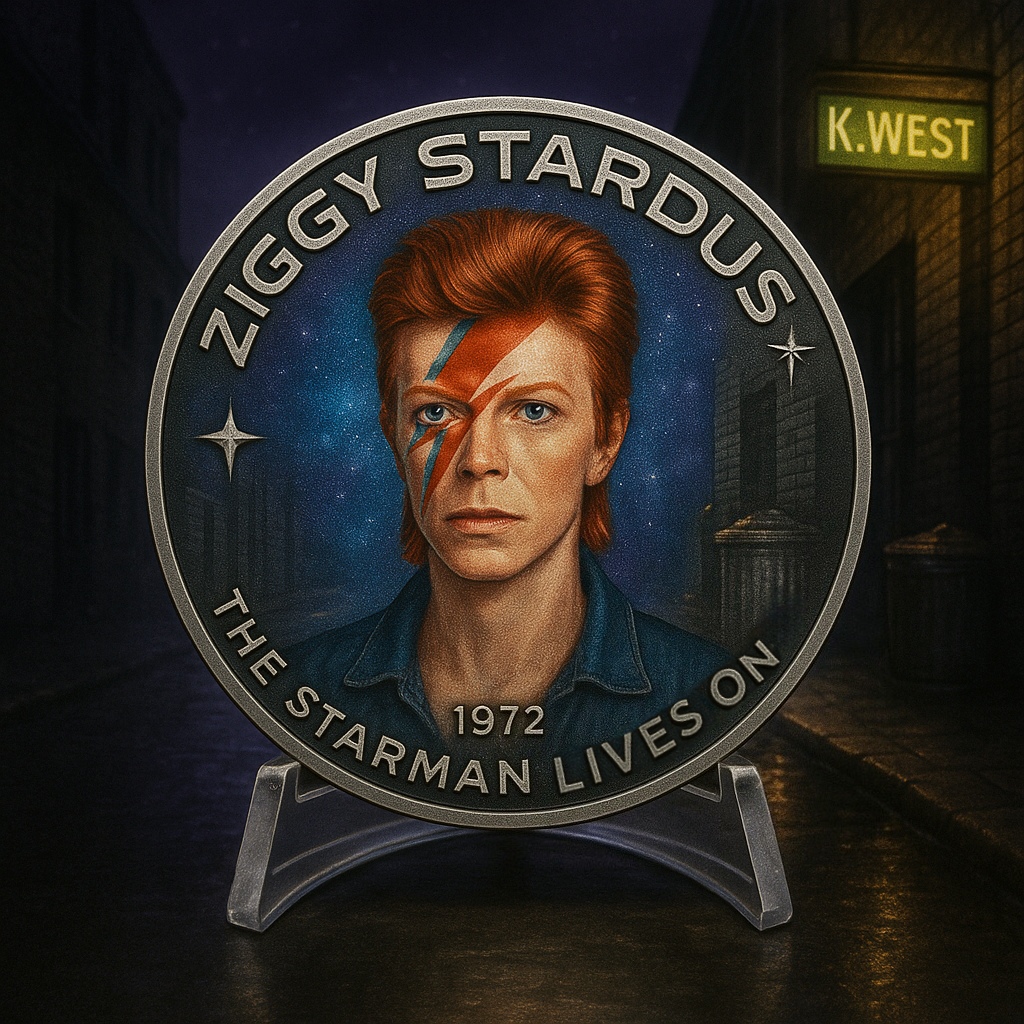 Ziggy Stardust Commemorative Coin