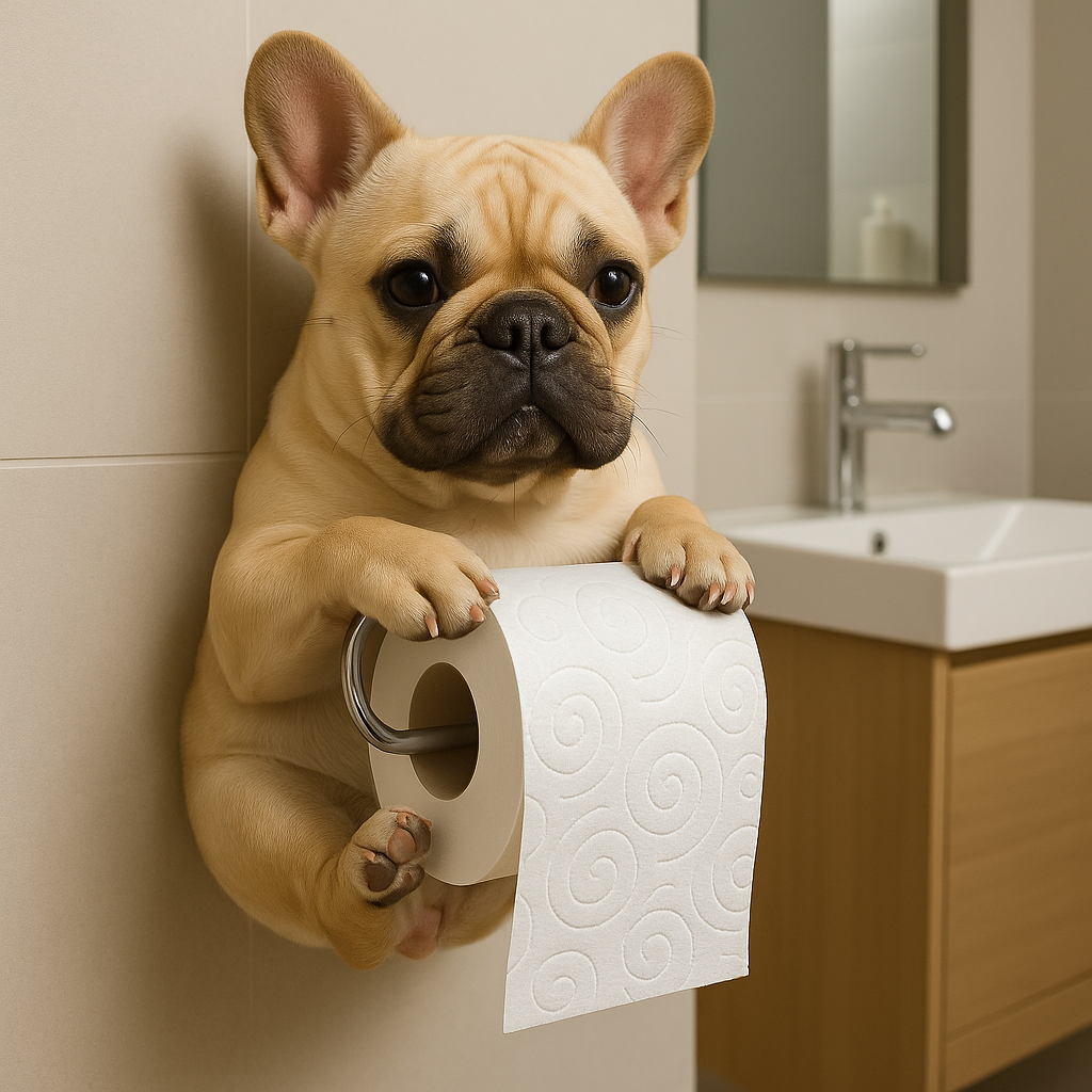 Paw-lease Hold Toilet Paper Buddy