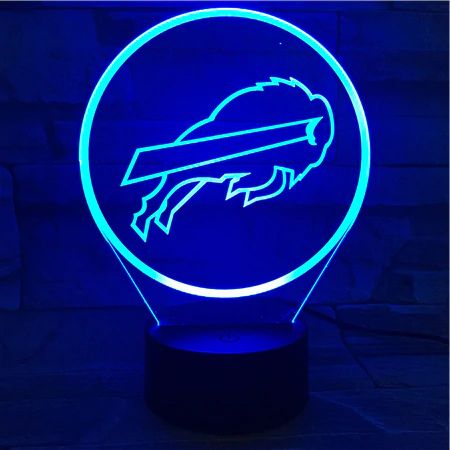 BUFFALO BILLS 3D LED LIGHT LAMP