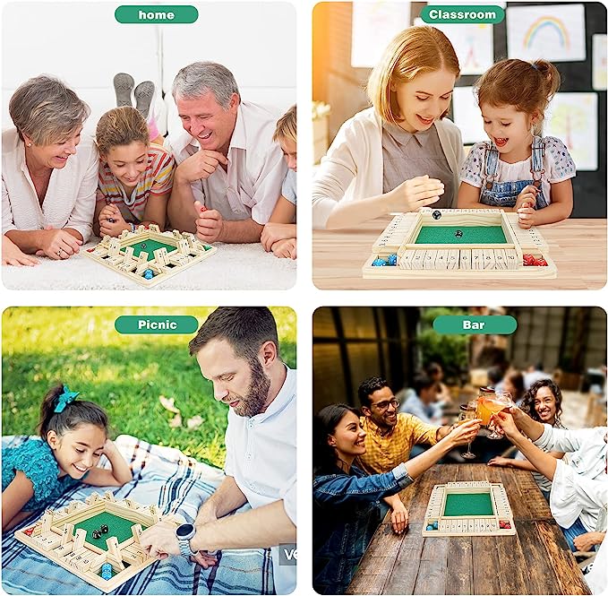 (🔥Last Day Promotion-SAVE 50% OFF)Best Family Toys👍Wooden Board Game🧩(12 Inches)-BUY 2 GET 10% OFF AND FREE SHIPPING