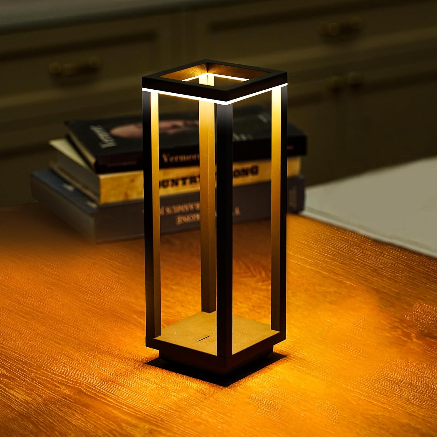 👍Last Day Promotion 60% OFF💥Cordless Waterproof Table Lamp Rechargeable, 3 Color Stepless Dimming