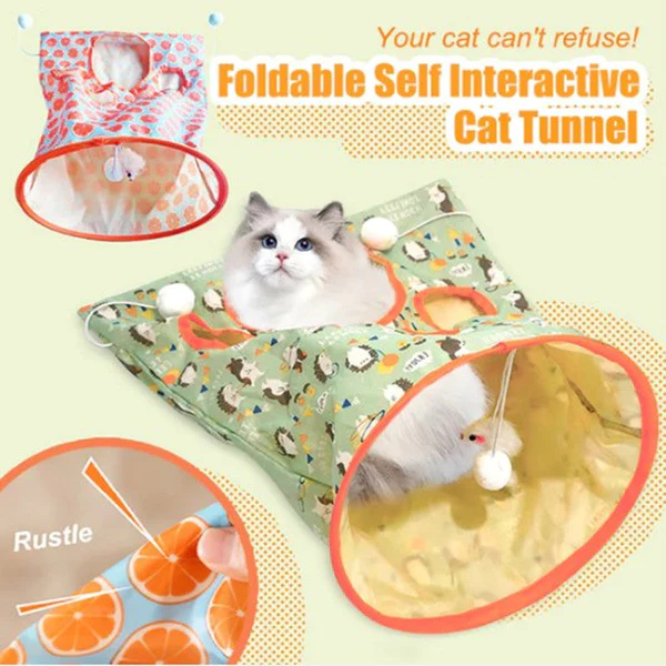 Cat Tunnel Bag Toy