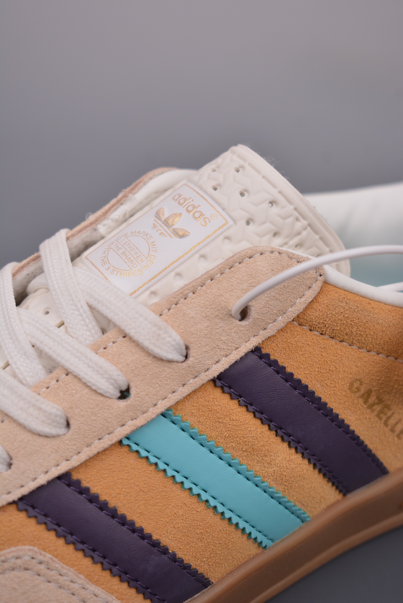 Adidas Gazelle Indoor Trainers Earthy Yellow Dark Purple IG1636