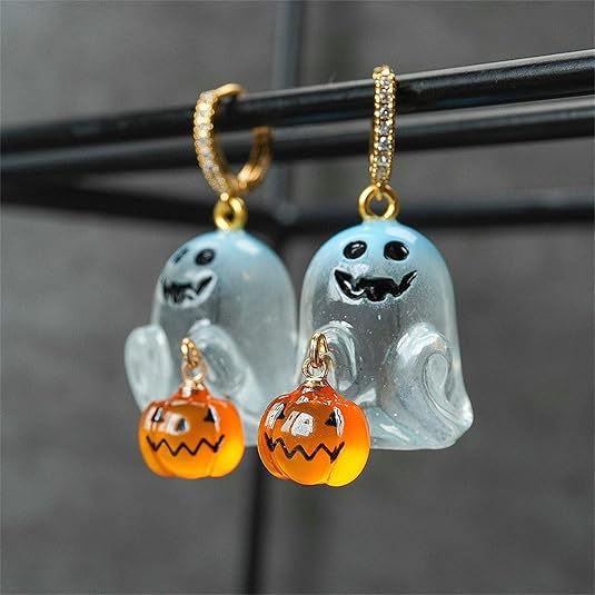 🎃👻Charming Halloween Spooky Pumpkin Earrings