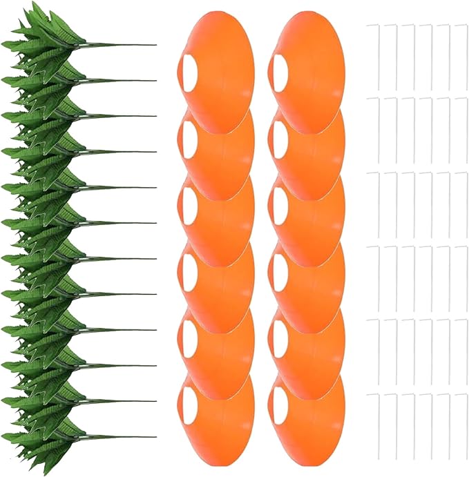 🥕🥕Colorful Garden Pile of Easter Carrots