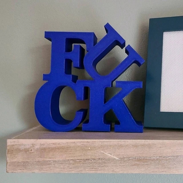 Fuck Ornamental Art Piece | Positive expressions about Fuck