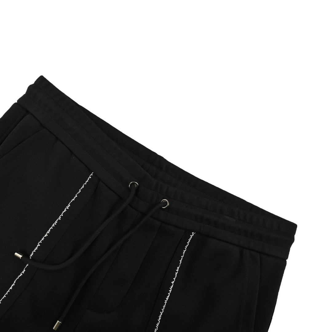 Loewe 24Fw embroidered logo fleece trousers