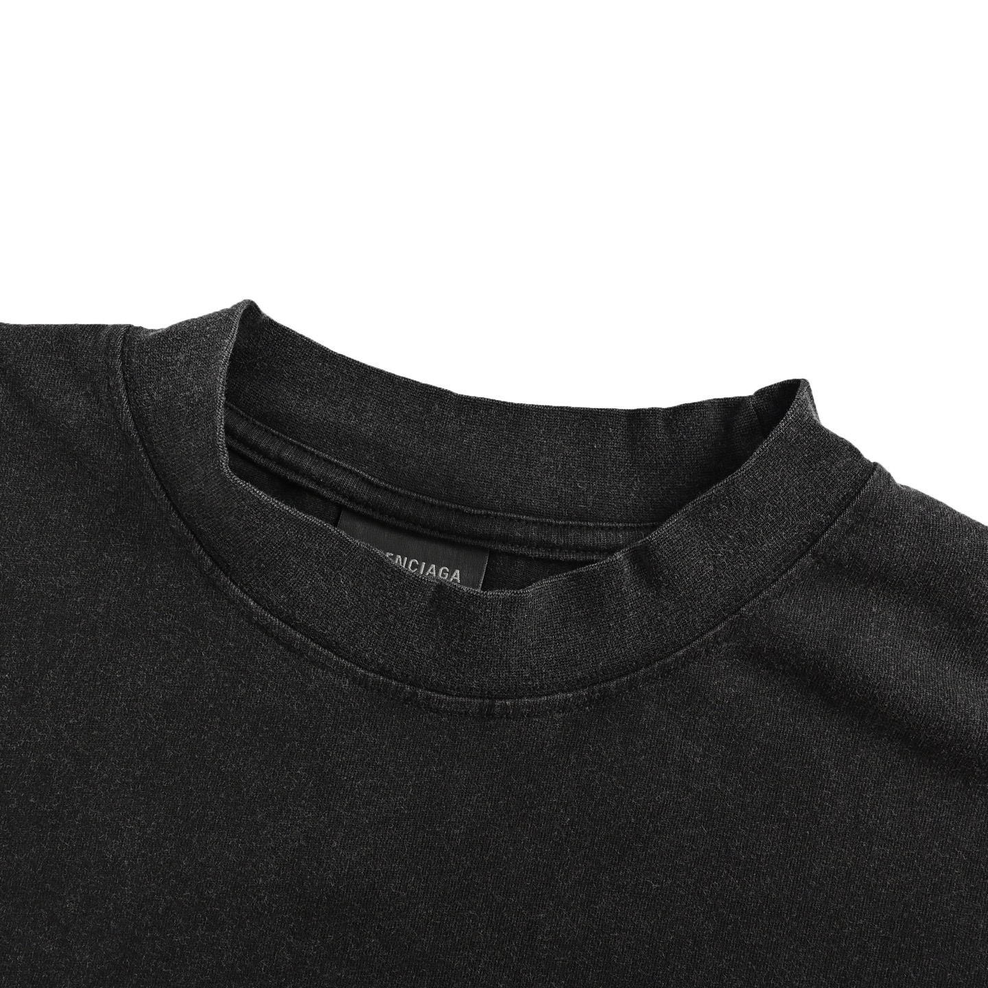 Balenciaga 24ss patch embroidered letter short sleeve