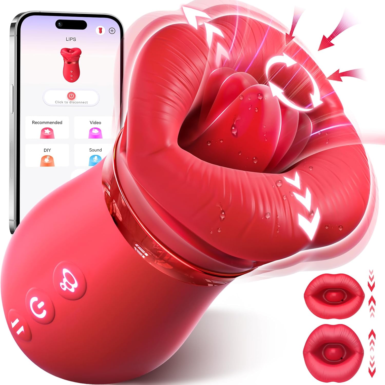 5-in-1 Sucking Vibrator  - APP model