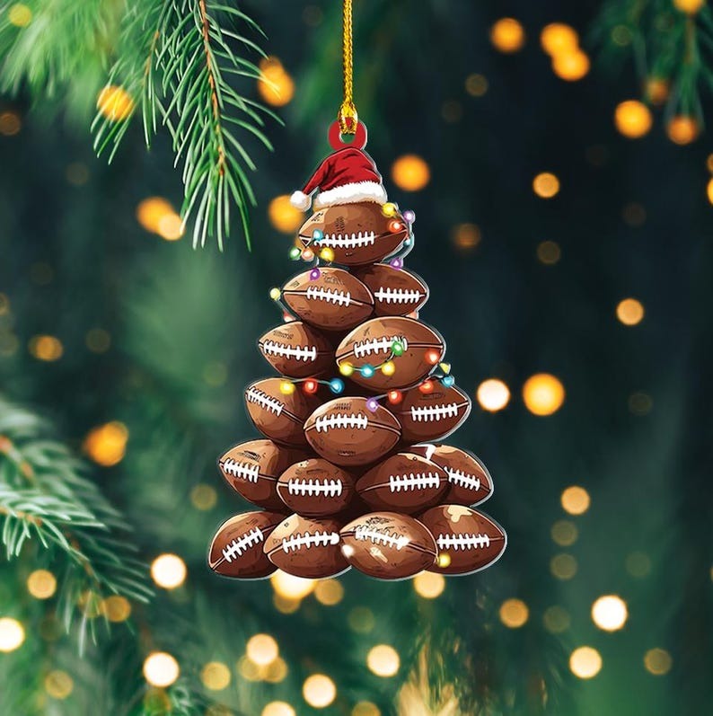 Sports Themed Christmas Tree Ornaments