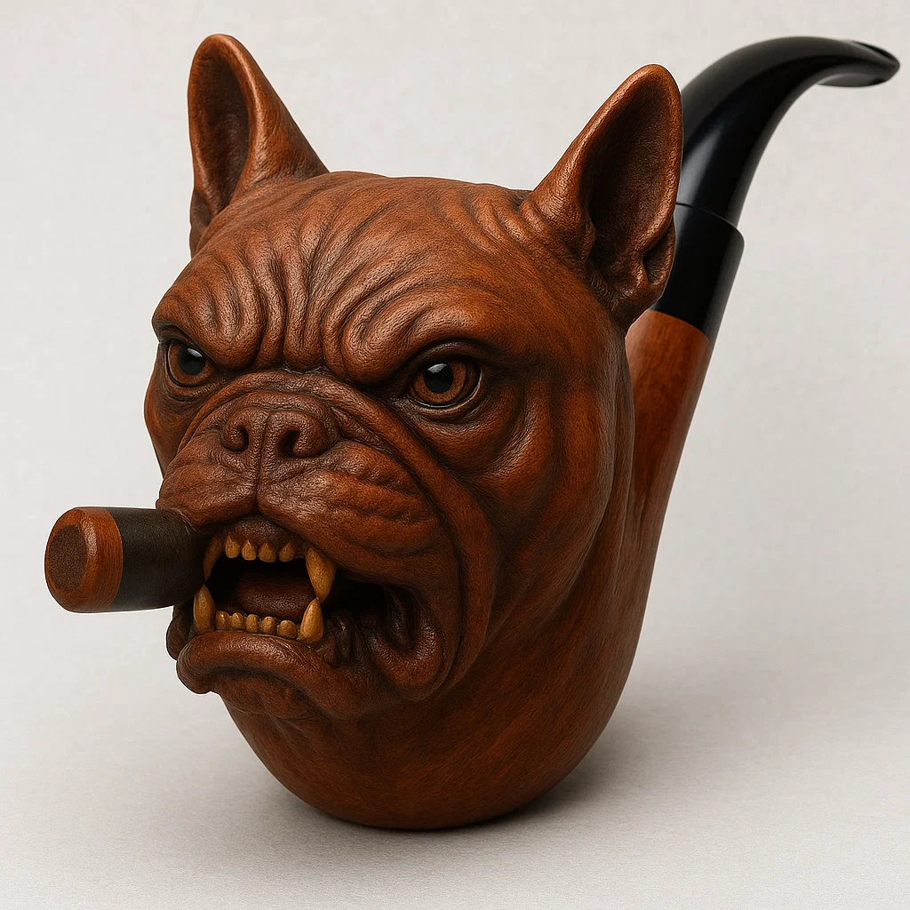 French Bulldog Head Sculpture Relaxation Tool