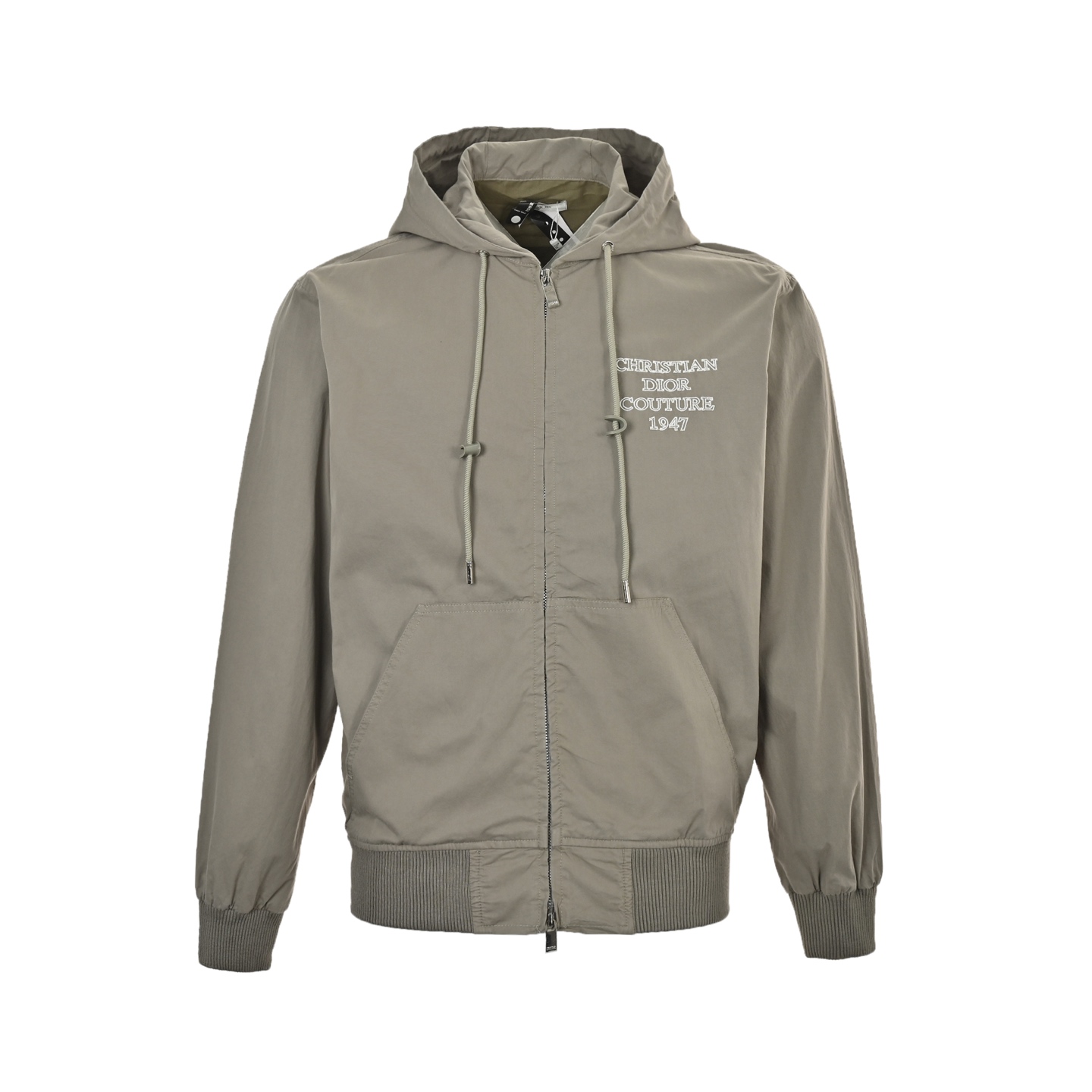 Dior 24Fw lettering print hooded trench coat