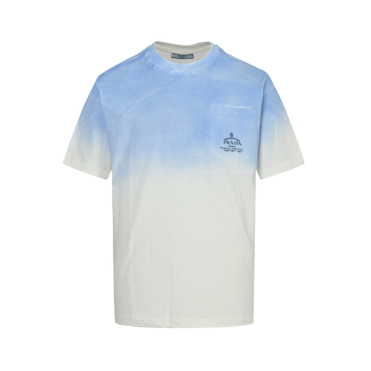 Prada 25ss pocket print gradient short sleeve